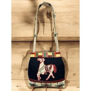 Vintage Mary Frances Western Equestrian Bag